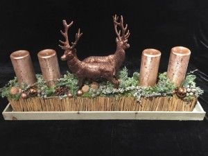 Blumen Flaschka Advent und Weihnachtsdekoration
